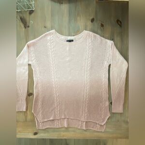 American Eagle pink ombré long sleeve sweater. Size M.